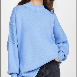 Free People Easy Street Tunic - Blue Egret